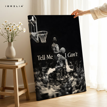 Michael Jordan “Tell Me I Can’t” – 4K Ultra Wrap Frame Wall Art in Pakistan | IBRELIA™ - IBRELIA