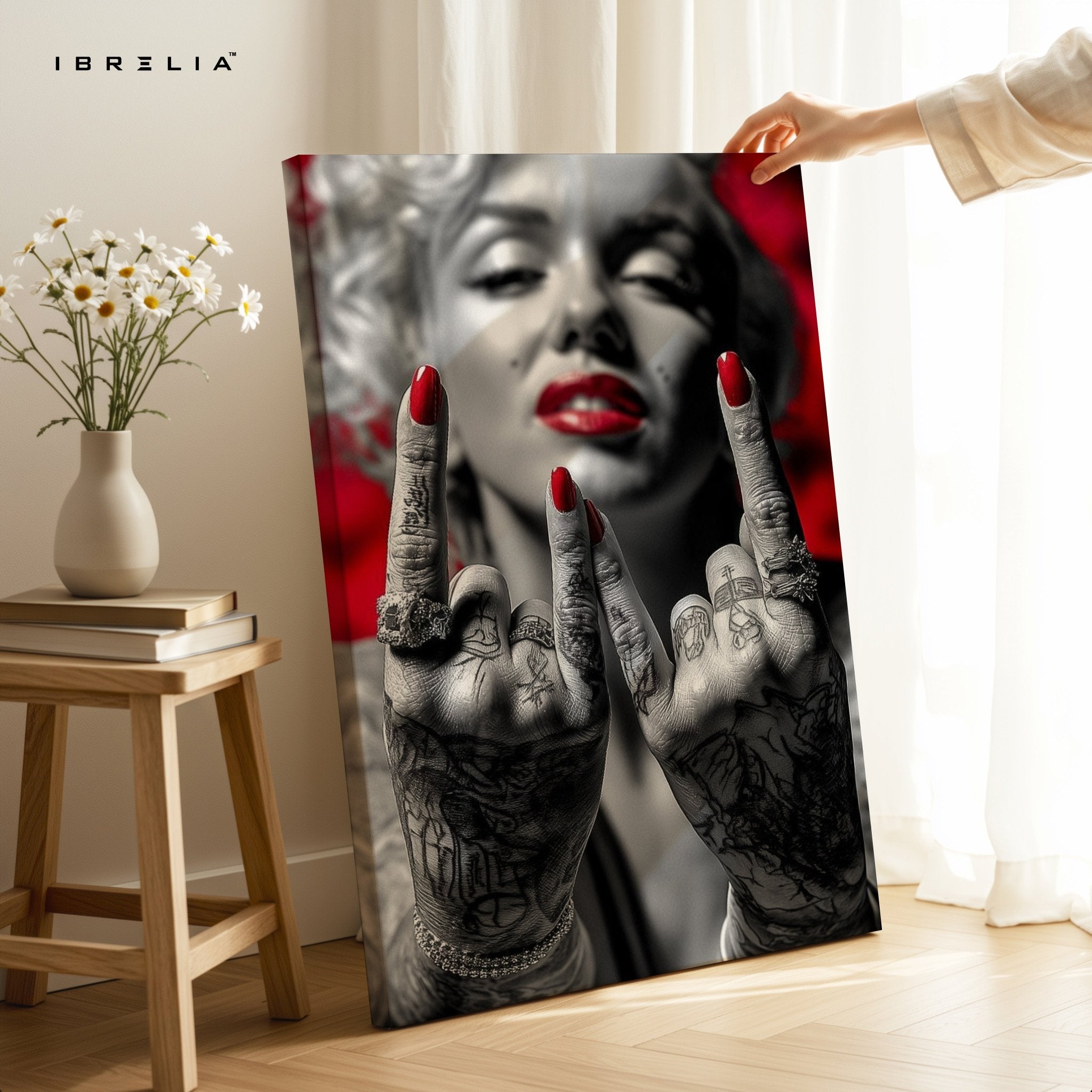 Marilyn Rebel – 4K Ultra Wrap Frame Wall Art in Pakistan | IBRELIA™ - IBRELIA