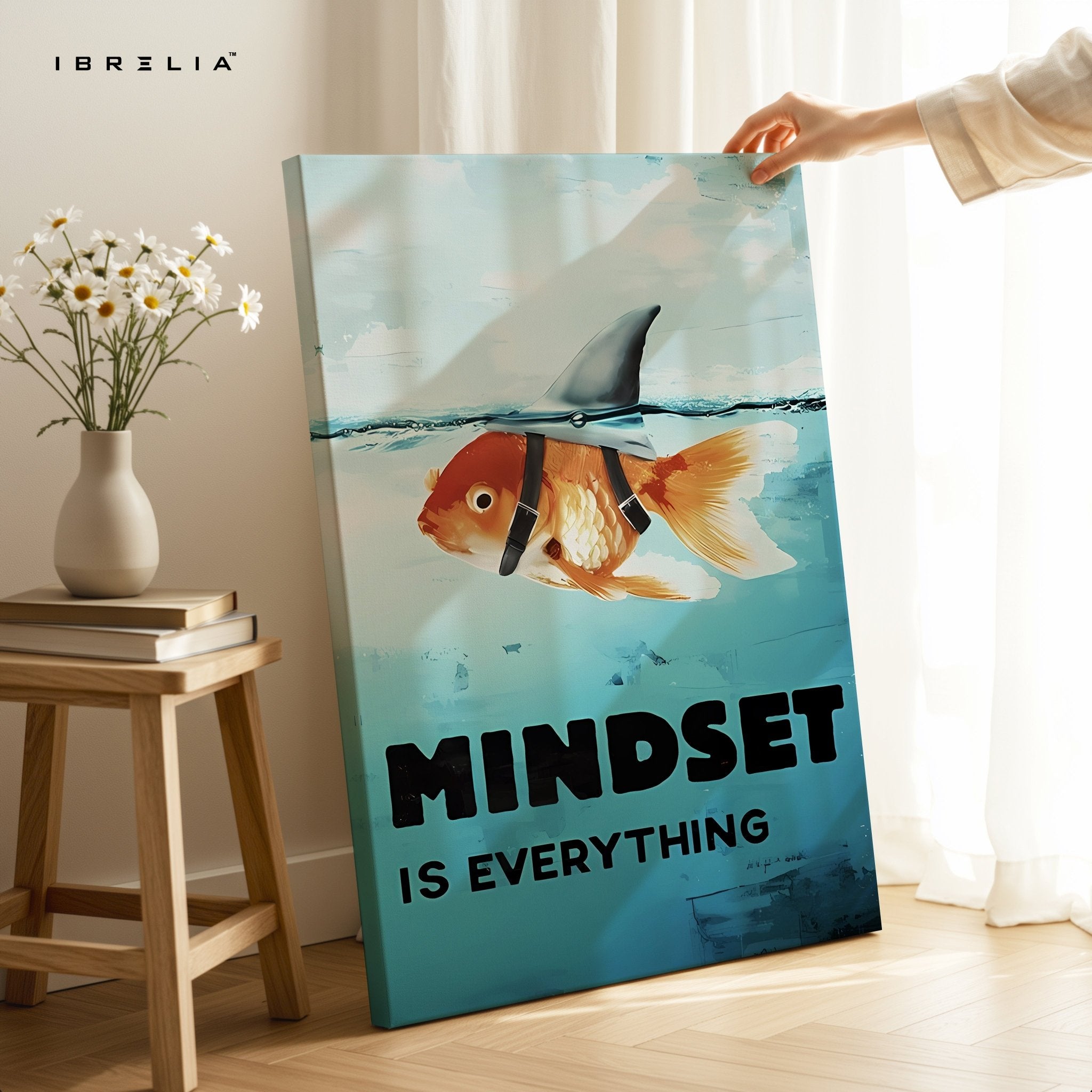 Mindset Is Everything 4K Motivational Wall Art in Pakistan | IBRELIA™ - IBRELIA
