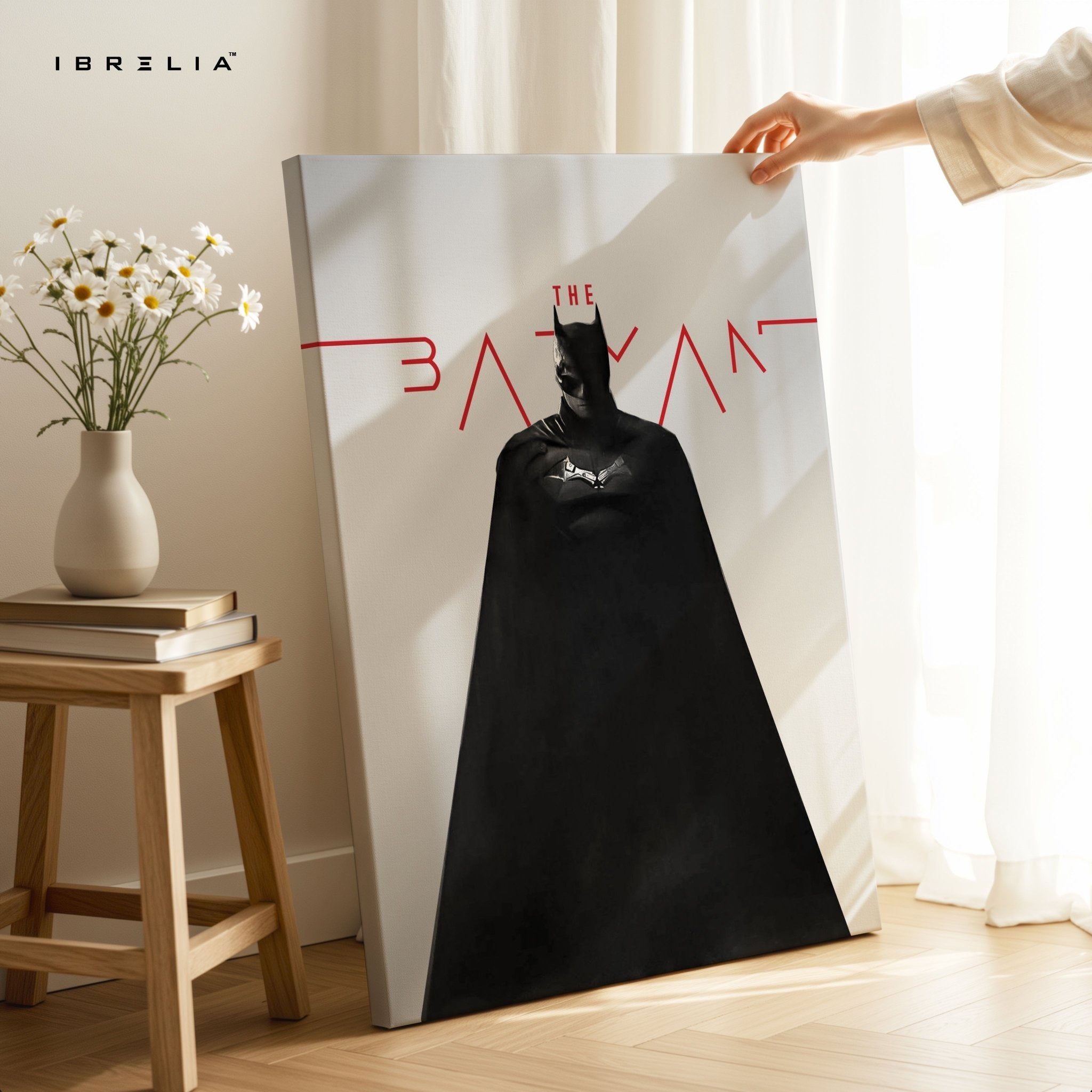The Batman Minimal Noir Wall Frame | 4K Ultra Wrap Frame Wall Art in Pakistan | IBRELIA™ - IBRELIA