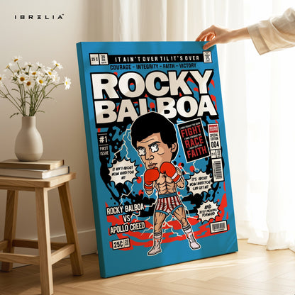 Rocky Balboa “Comic Pop Edition” 4K Wall Art in Pakistan | IBRELIA™ - IBRELIA