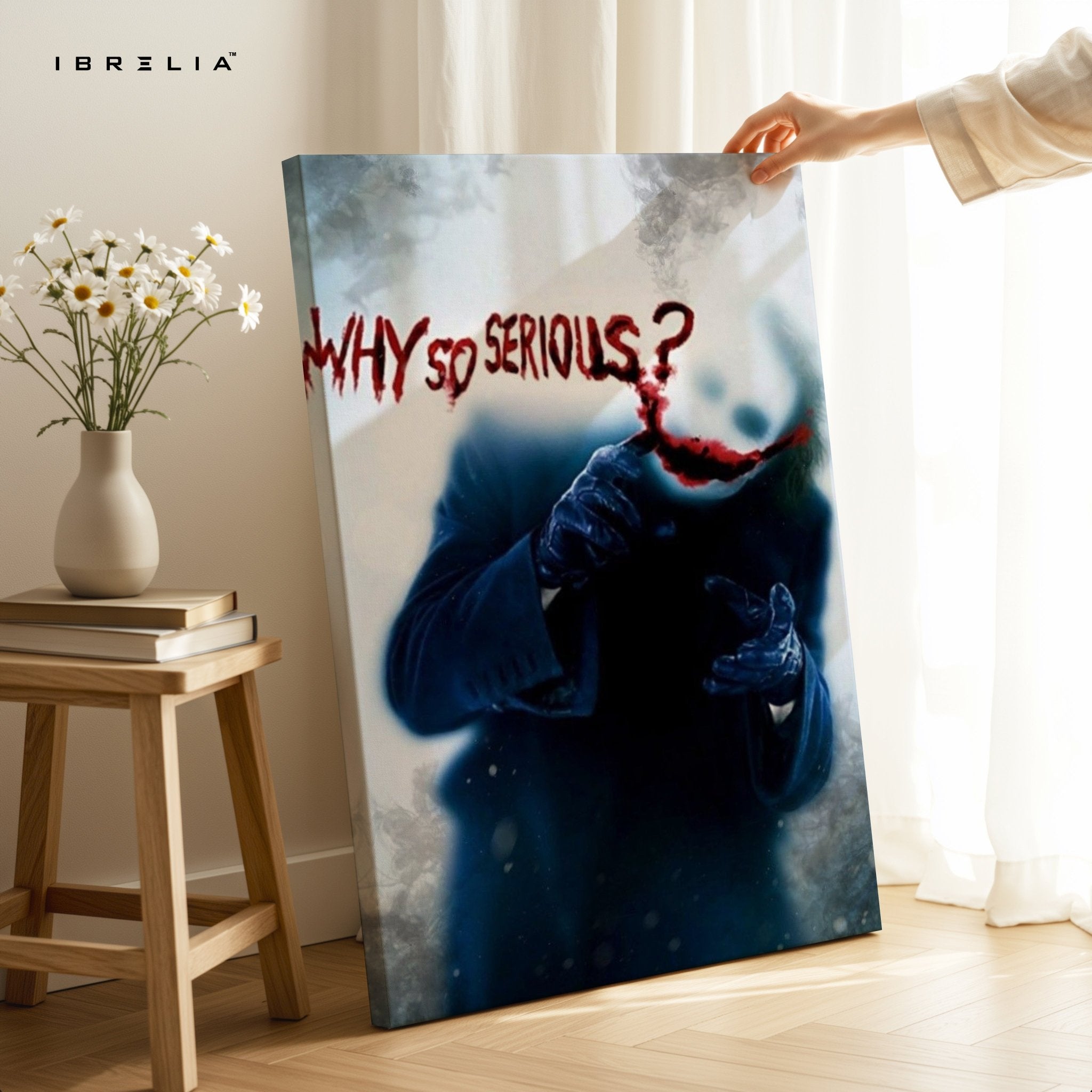 Why So Serious? Wall Frame | 4K Ultra Wrap Frame Wall Art in Pakistan | IBRELIA™ - IBRELIA