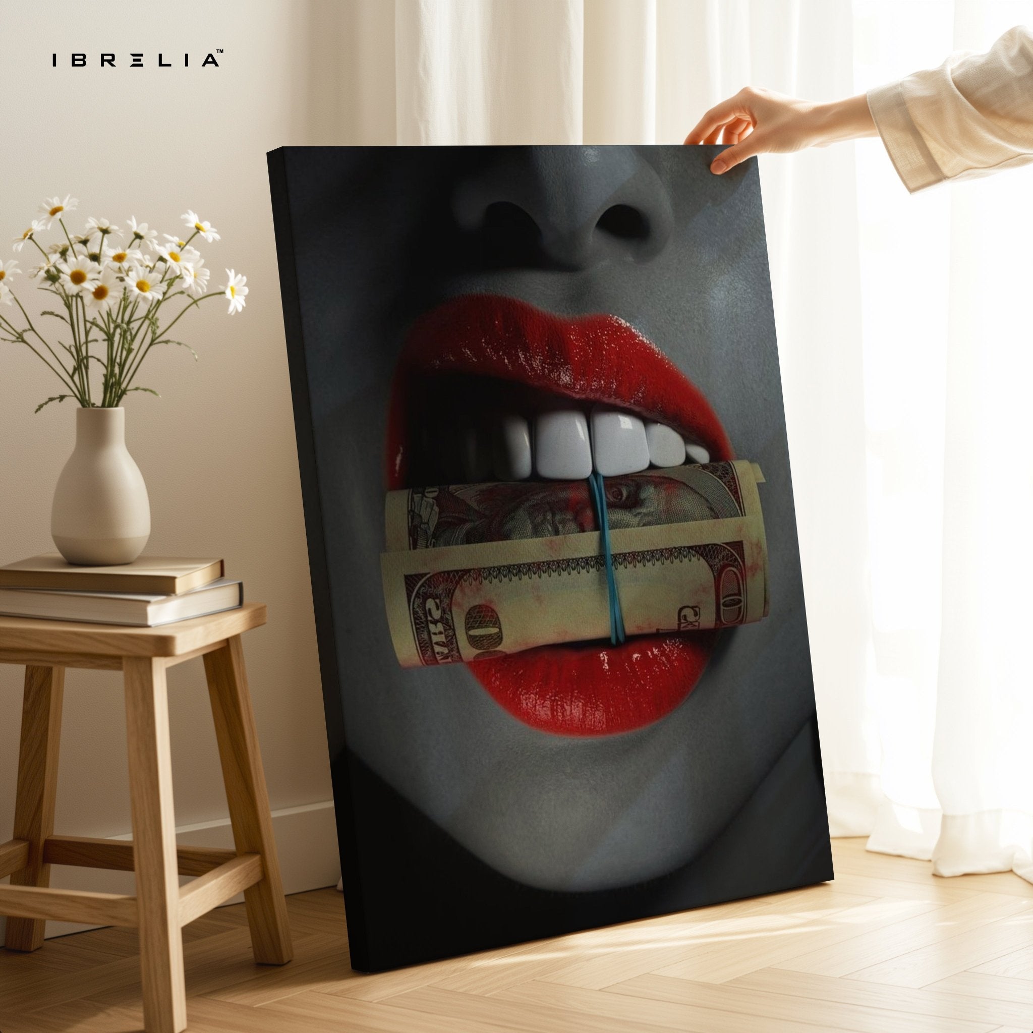 Red Temptation Wall Frame | 4K Ultra Wrap Frame Wall Art in Pakistan | IBRELIA™ - IBRELIA