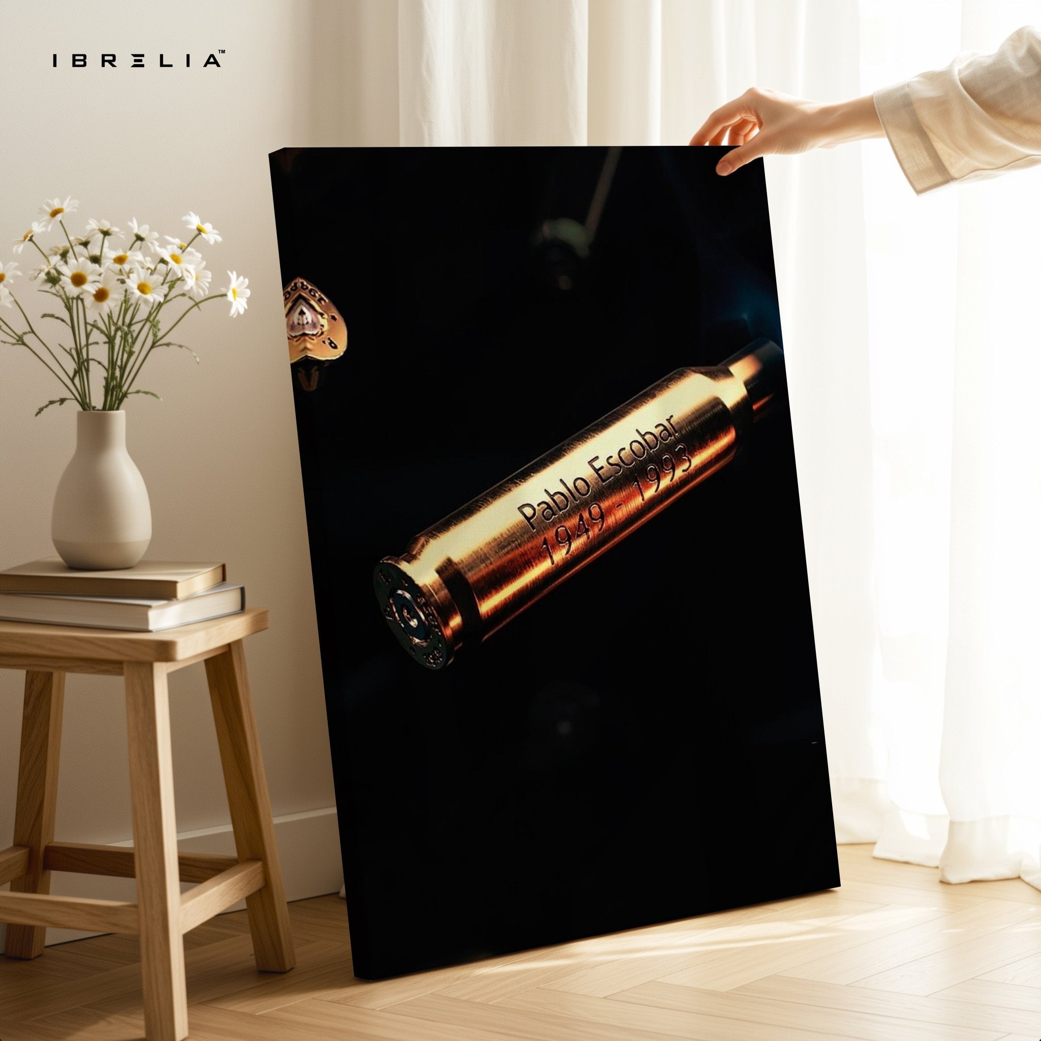 Pablo Escobar Bullet Shell Wall Frame | 4K Ultra Wrap Frame Wall Art in Pakistan | IBRELIA™ - IBRELIA