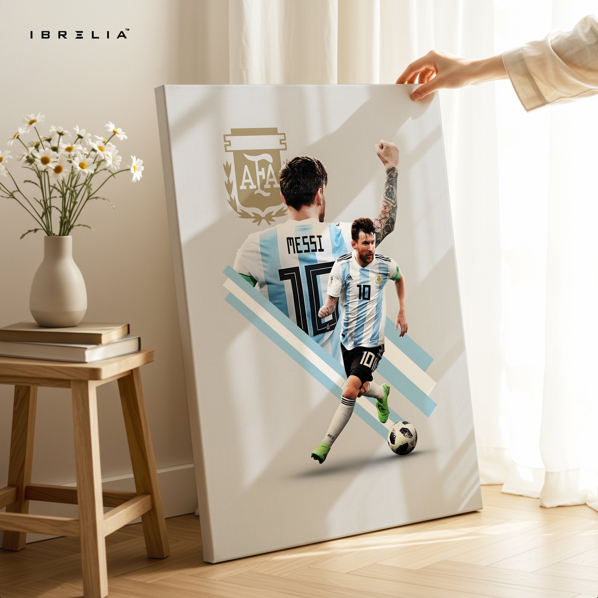 Lionel Messi Wall Art – AFA Edition | IBRELIA™ - IBRELIA