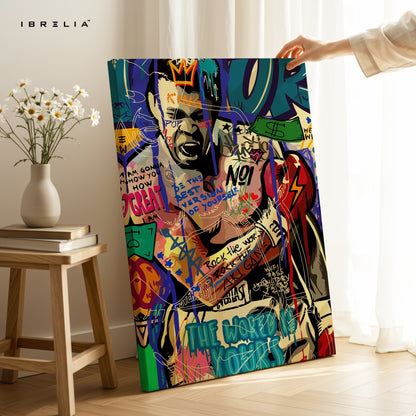 Muhammad Ali “The Greatest” Graffiti 4K Wall Art in Pakistan | IBRELIA™ - IBRELIA