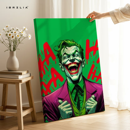 Joker Laughing Wall Frame | 4K Ultra Wrap Frame Wall Art in Pakistan | IBRELIA™ - IBRELIA