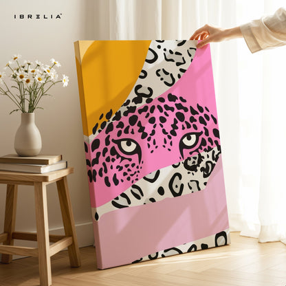 Pink Panther Abstract Wall Frame | 4K Ultra Wrap Frame Wall Art in Pakistan | IBRELIA™ - IBRELIA