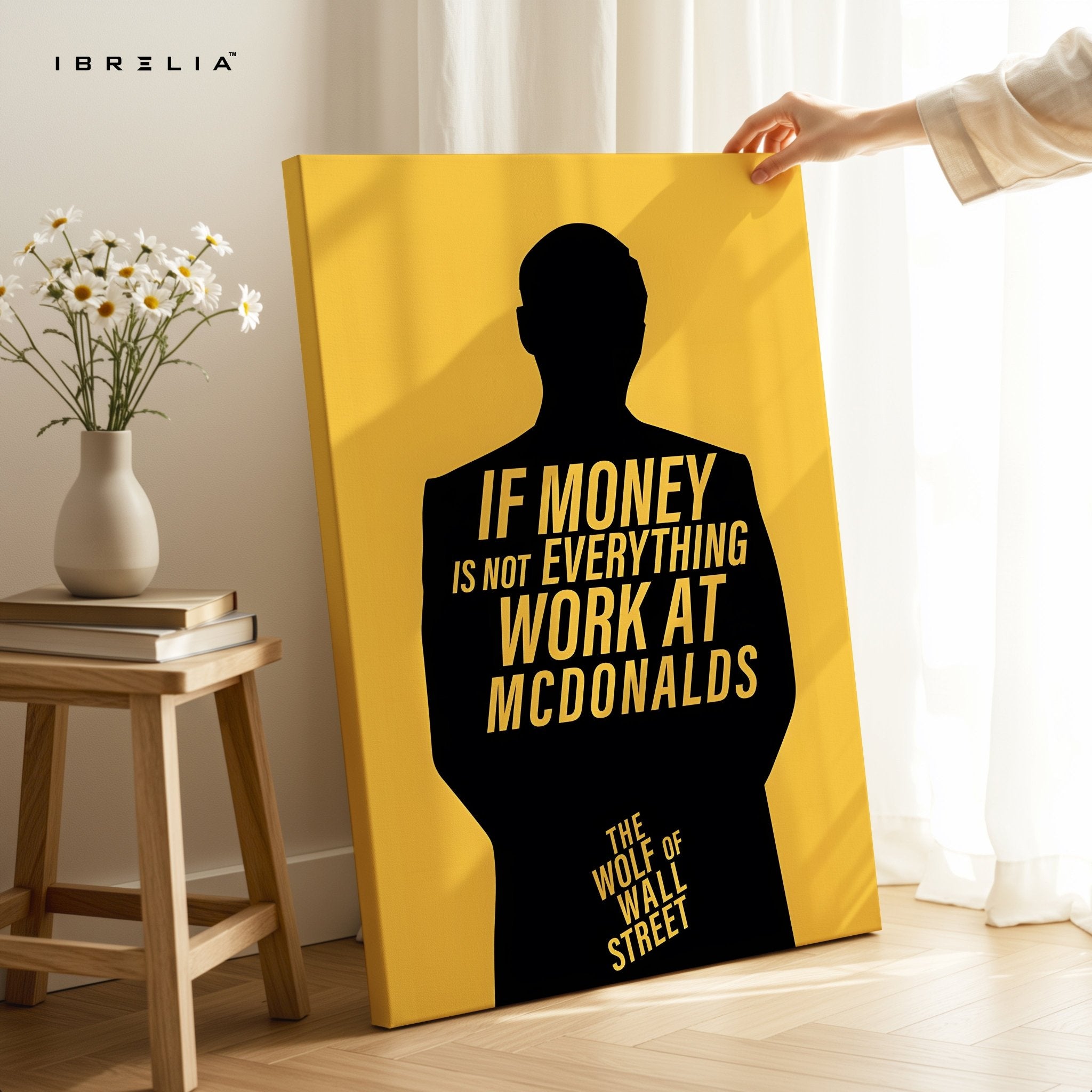 The Wolf of Wall Street Wall Art – Money Quote Edition | IBRELIA™ - IBRELIA