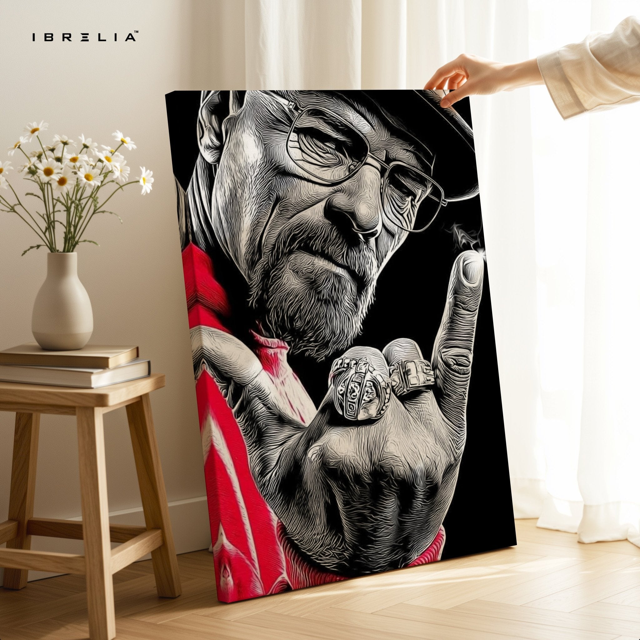 Walter White Graffiti Power Wall Frame | 4K Ultra Wrap Frame Wall Art in Pakistan | IBRELIA™