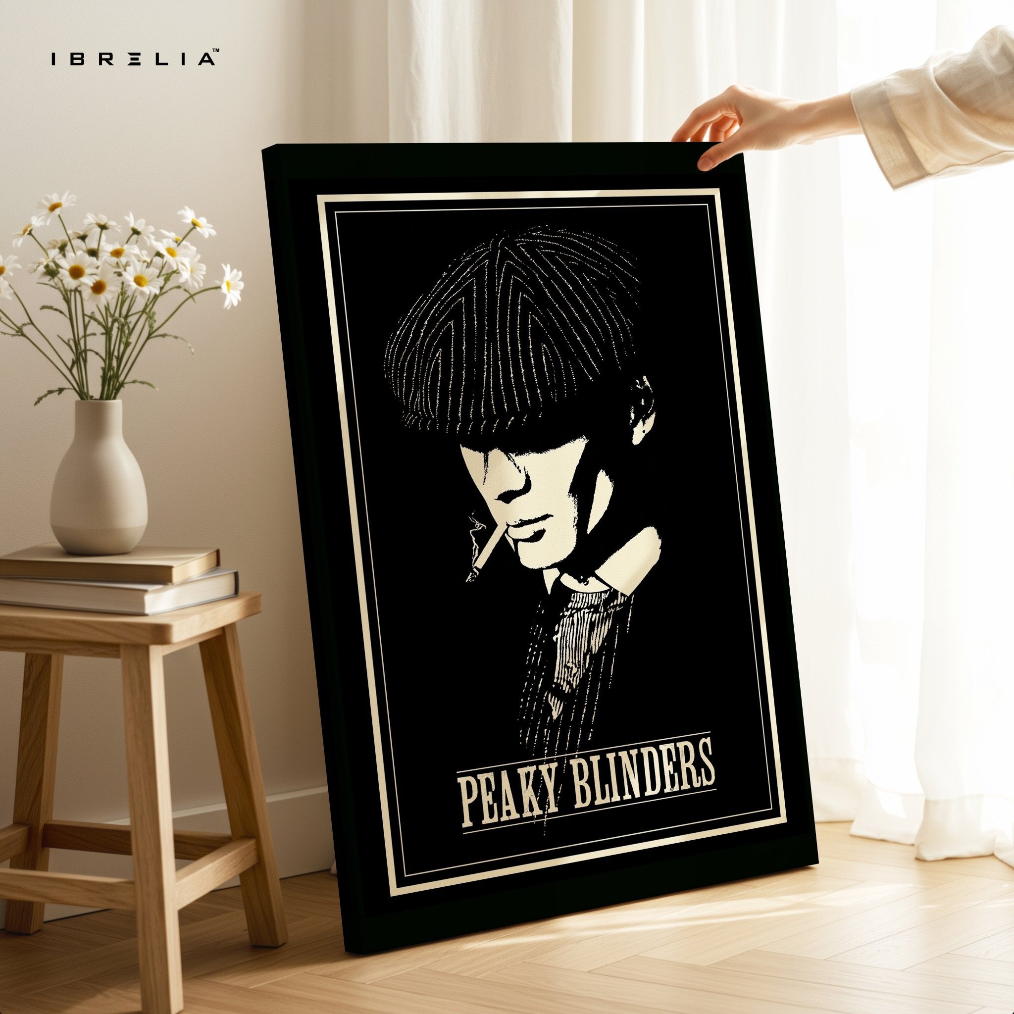 Peaky Blinders “Thomas Shelby” Noir Edition – 4K Ultra Wrap Frame Wall Art in Pakistan | IBRELIA™ - IBRELIA