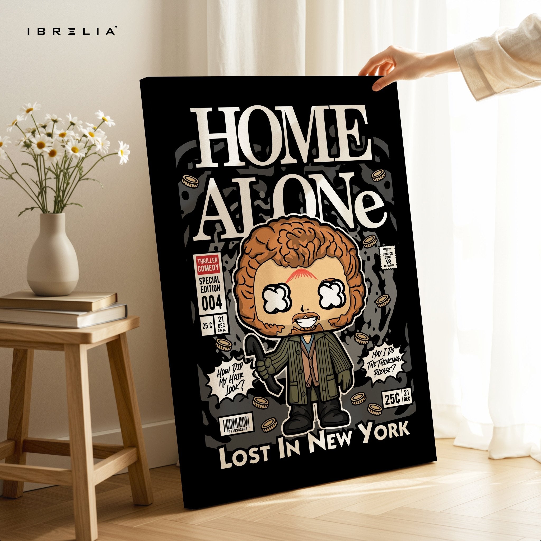 Home Alone Pop Art Comic Edition – 4K Ultra Wrap Frame Wall Art in Pakistan | IBRELIA™ - IBRELIA