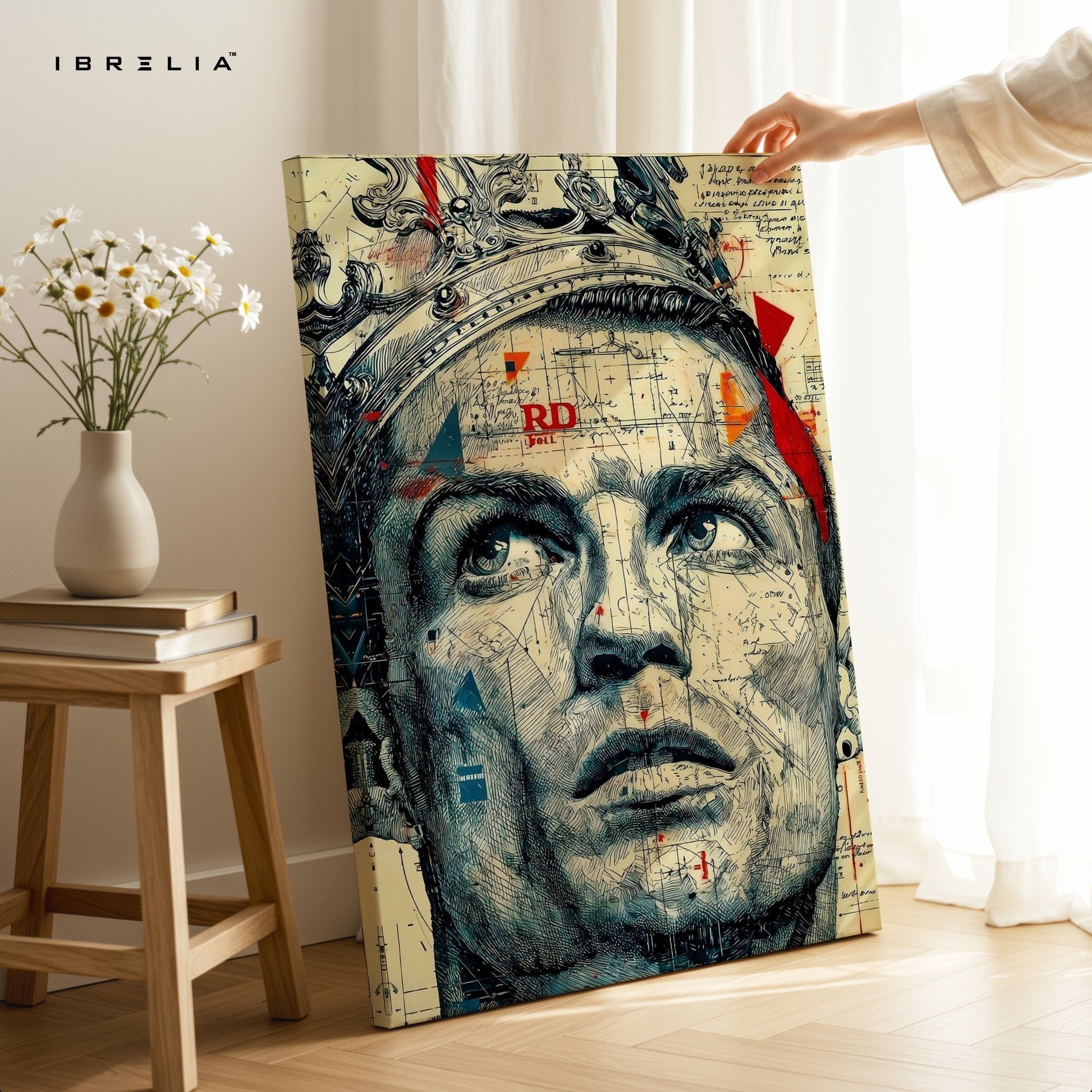 Ronaldo Crown Wall Frame | 4K Ultra Wrap Frame Wall Art in Pakistan | IBRELIA™ - IBRELIA