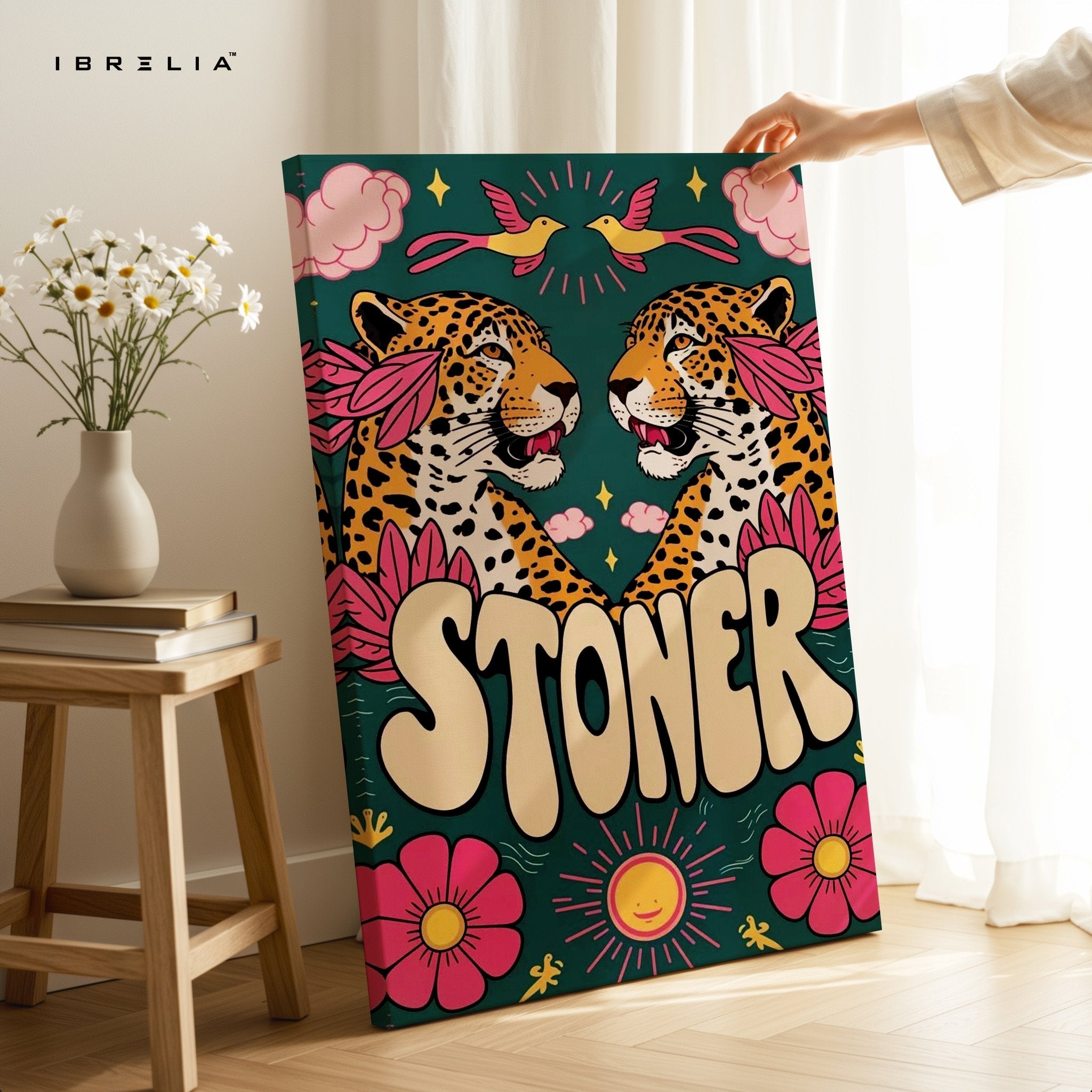Stoner Jungle Vibes Wall Frame | 4K Ultra Wrap Frame Wall Art in Pakistan | IBRELIA™ - IBRELIA