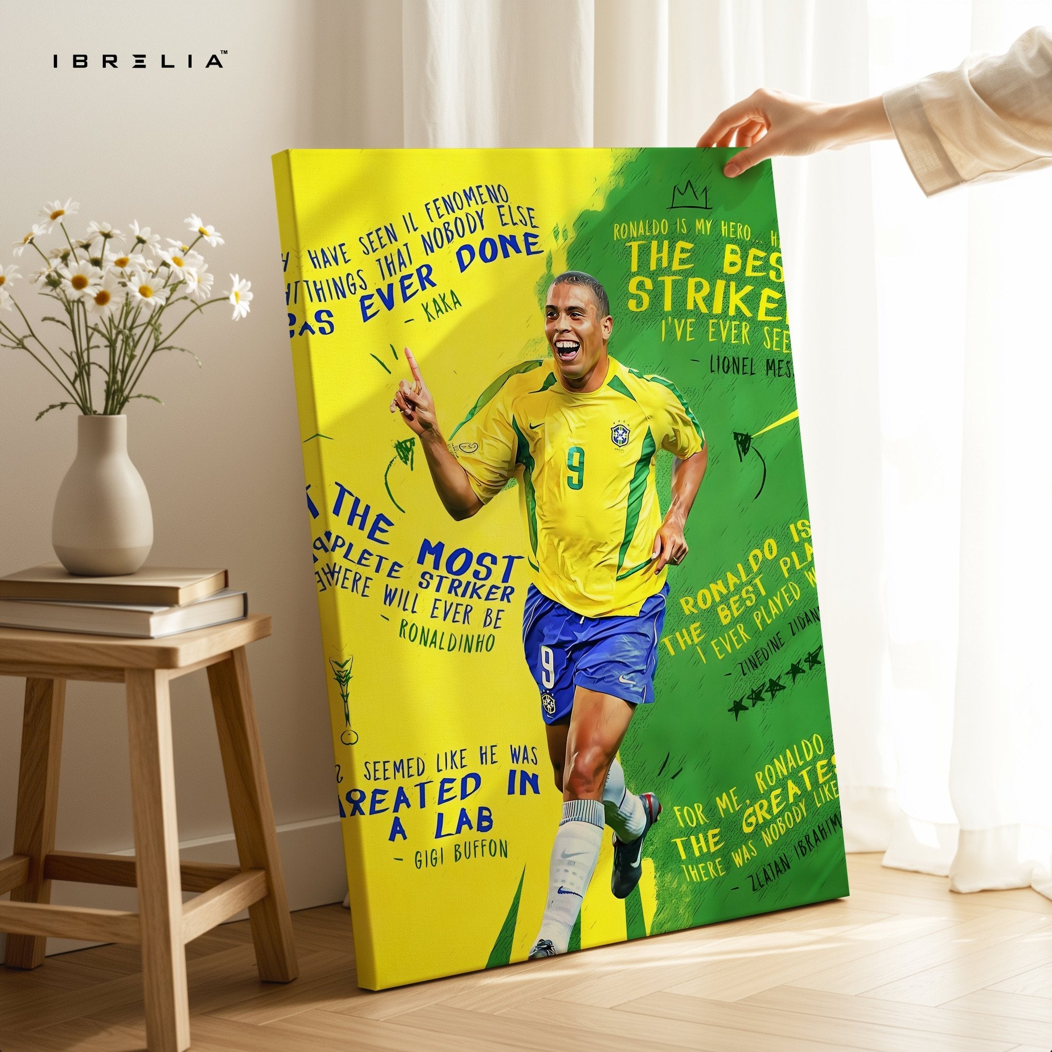 Ronaldo Nazário Wall Art – El Fenomeno Edition | IBRELIA™ - IBRELIA