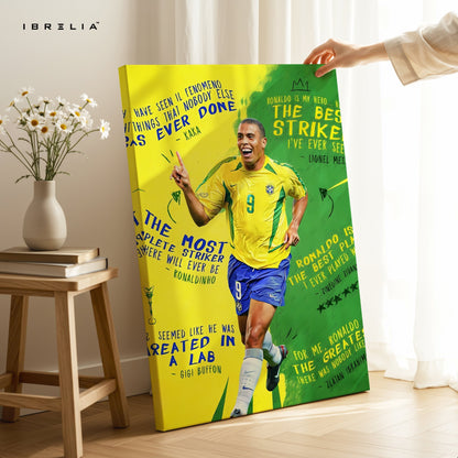 Ronaldo Nazário Wall Art – El Fenomeno Edition | IBRELIA™ - IBRELIA