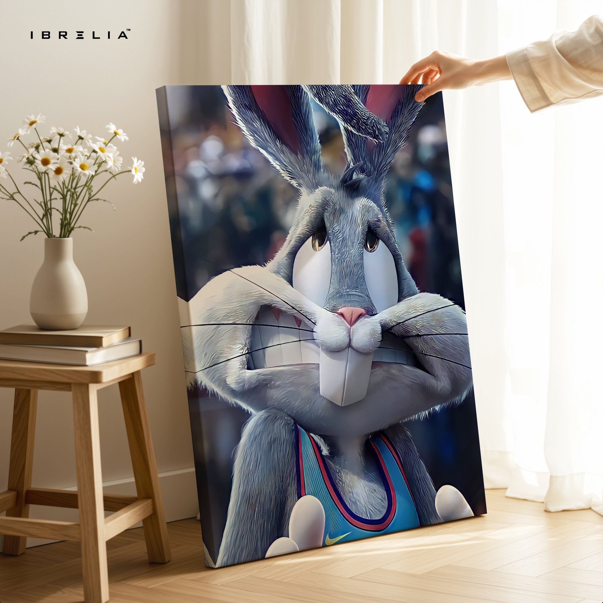 Bugs Bunny Space Jam Wall Frame | 4K Ultra Wrap Frame Wall Art in Pakistan | IBRELIA™ - IBRELIA