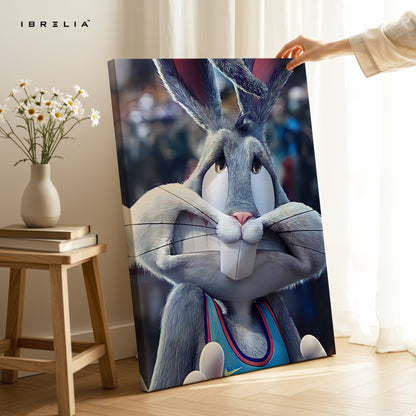Bugs Bunny Space Jam Wall Frame | 4K Ultra Wrap Frame Wall Art in Pakistan | IBRELIA™ - IBRELIA