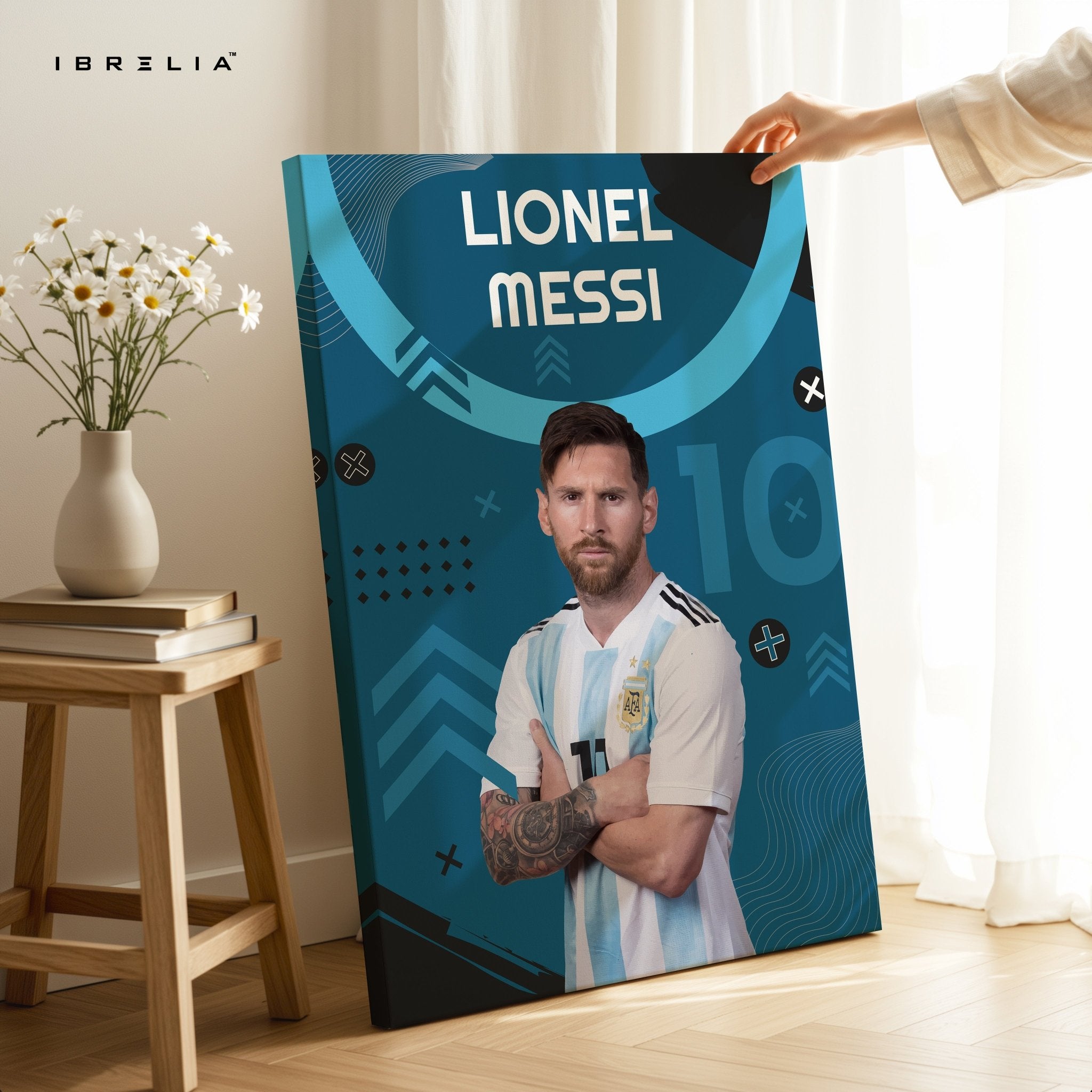 Lionel Messi Argentina Edition – 4K Ultra Wrap Frame Wall Art in Pakistan | IBRELIA™ - IBRELIA