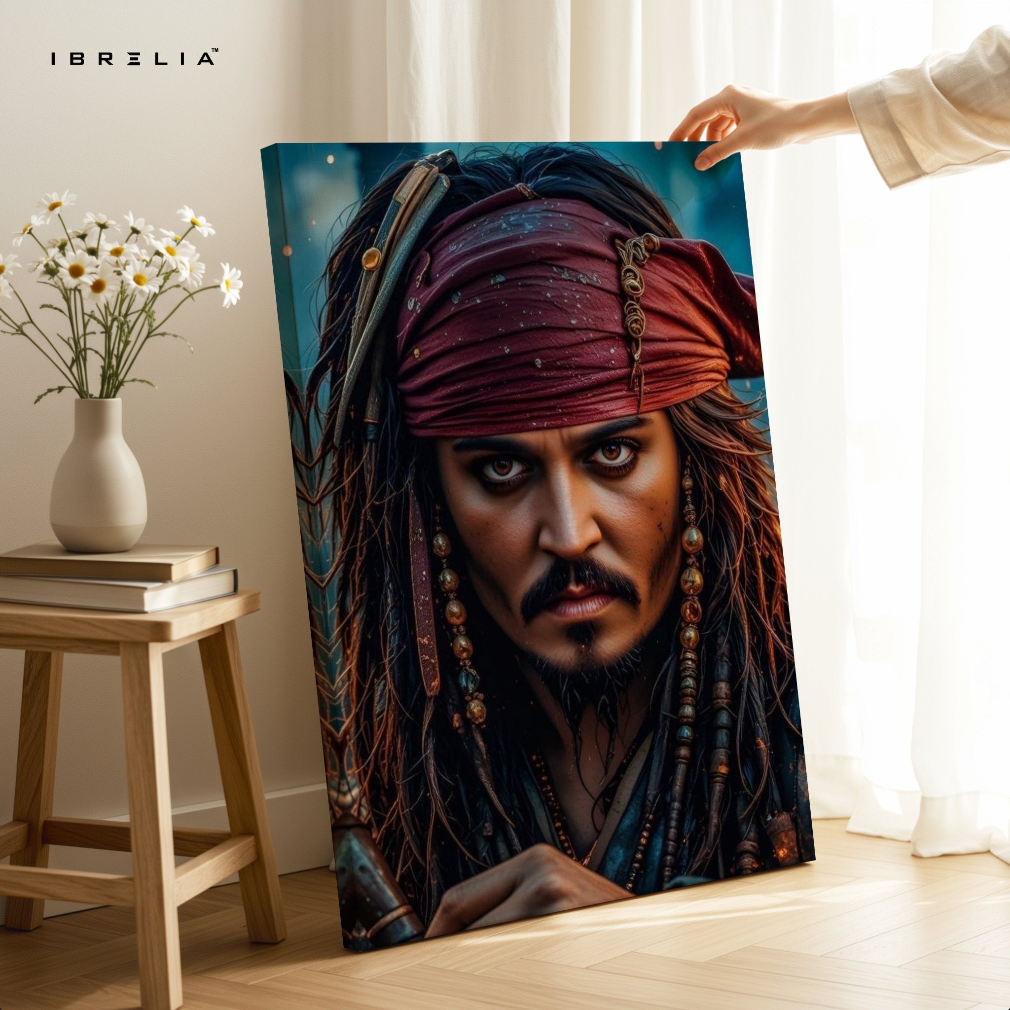 Captain Pirate Wall Frame | 4K Ultra Wrap Frame Wall Art in Pakistan | IBRELIA™ - IBRELIA