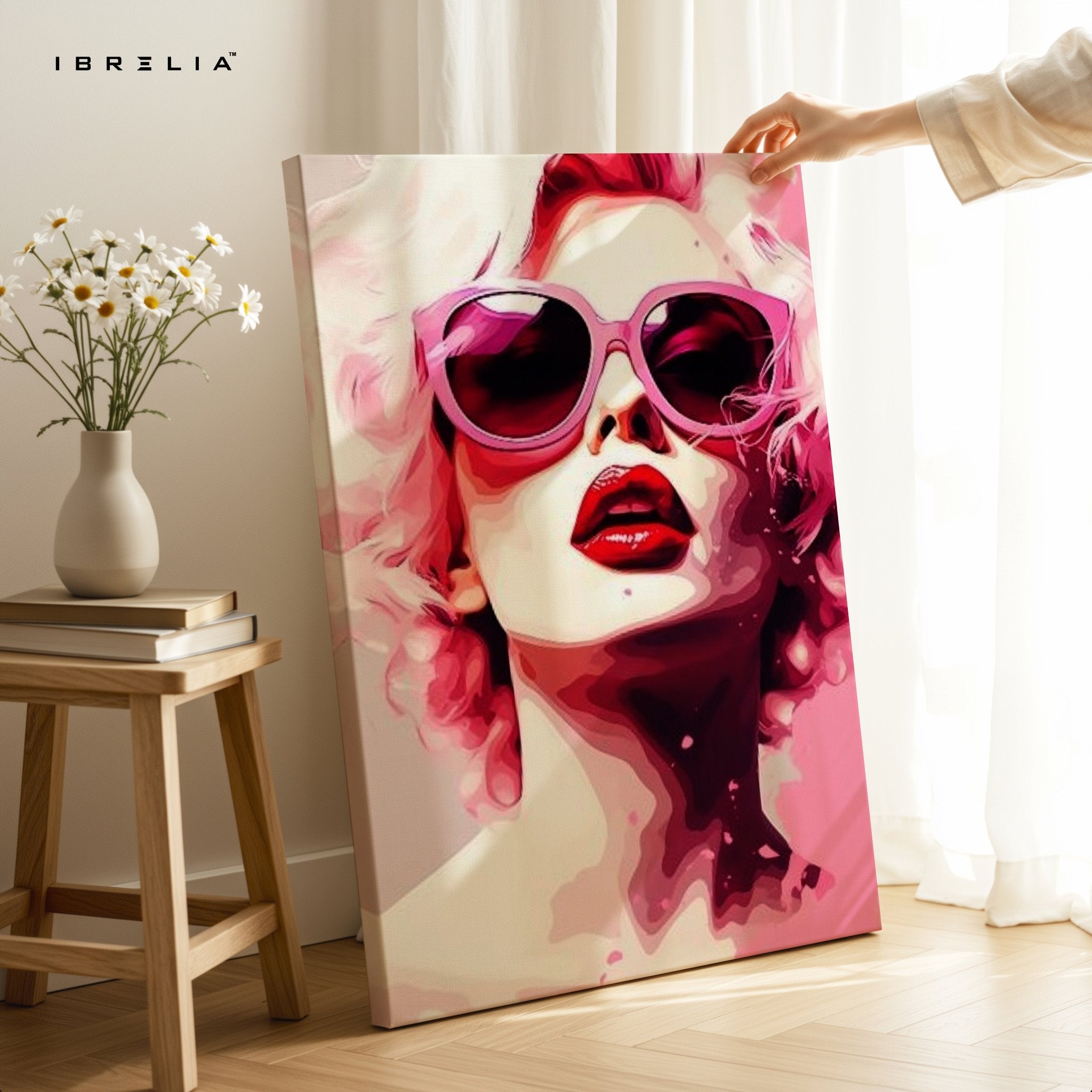 Pink Diva Wall Frame | 4K Ultra Wrap Frame Wall Art in Pakistan | IBRELIA™