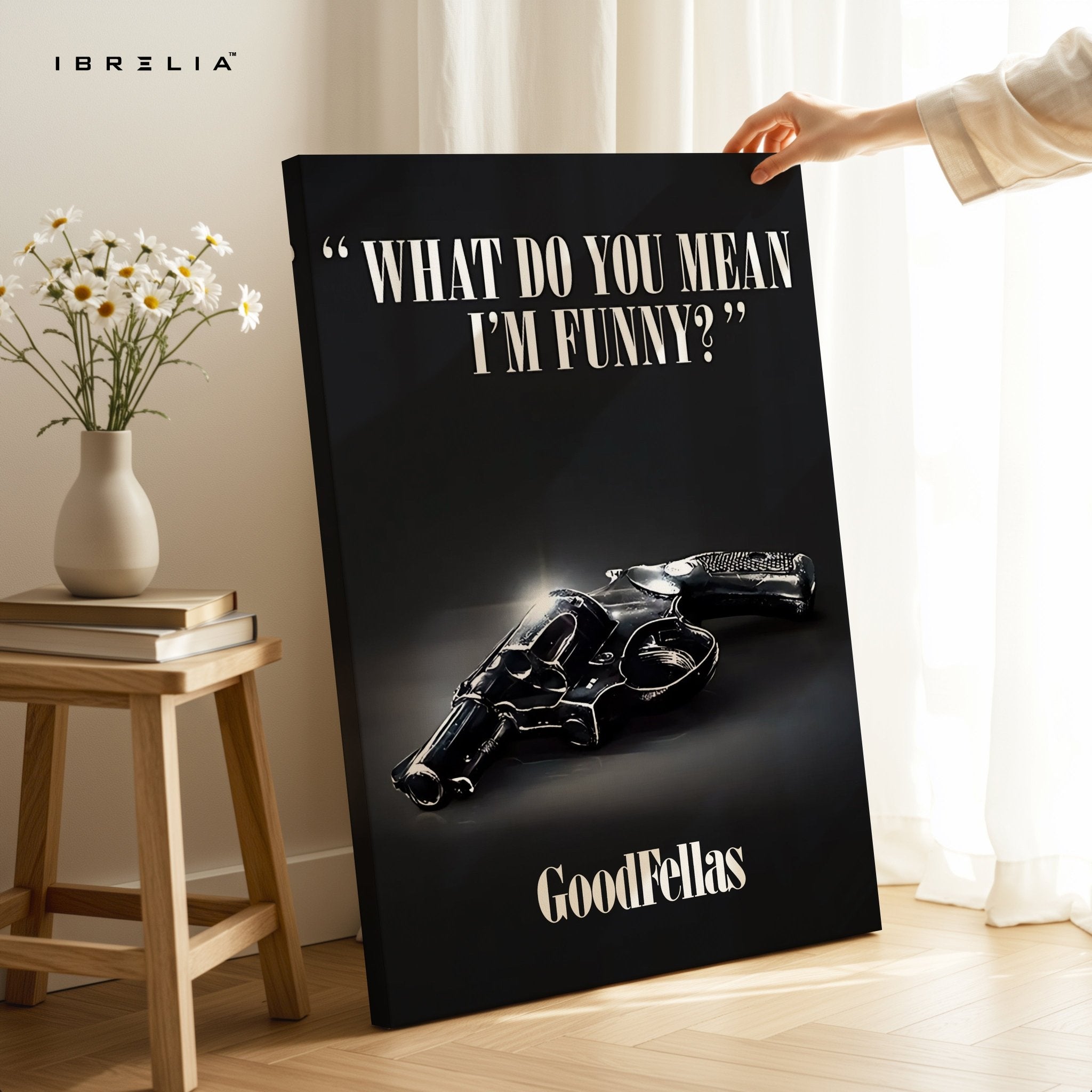 Goodfellas “What Do You Mean I’m Funny?” – 4K Ultra Wrap Frame Wall Art in Pakistan | IBRELIA™ - IBRELIA