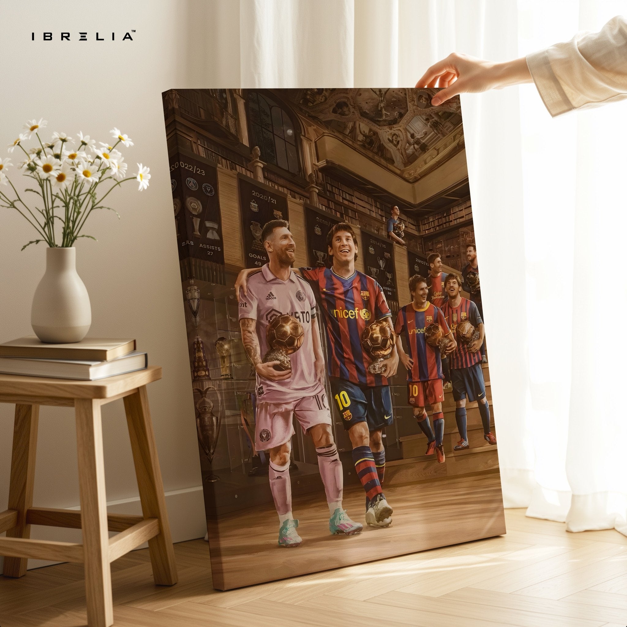 Lionel Messi Wall Art – Ballon d’Or Legacy Edition | IBRELIA™ - IBRELIA