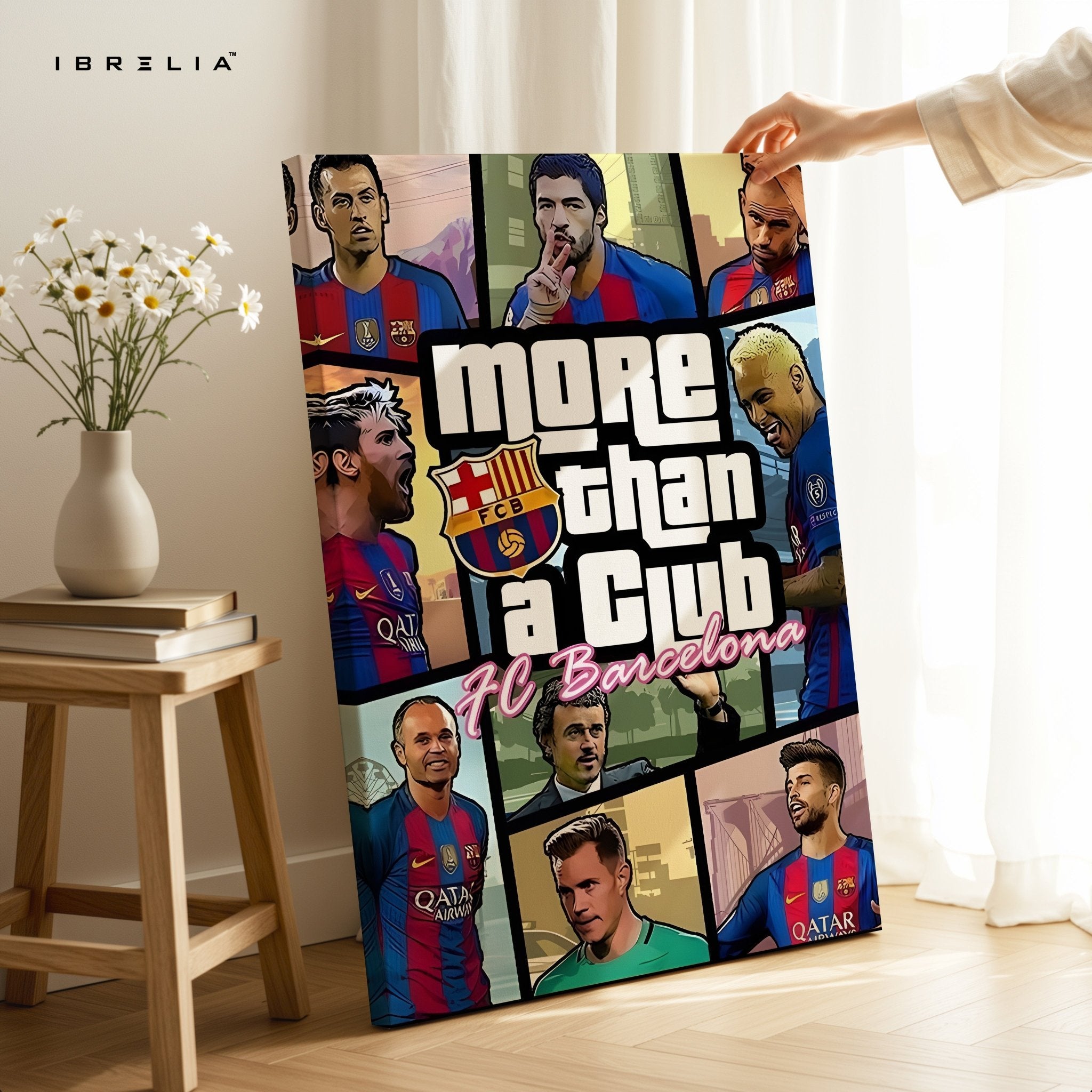FC Barcelona Wall Art – “More Than a Club” Edition | IBRELIA™ - IBRELIA