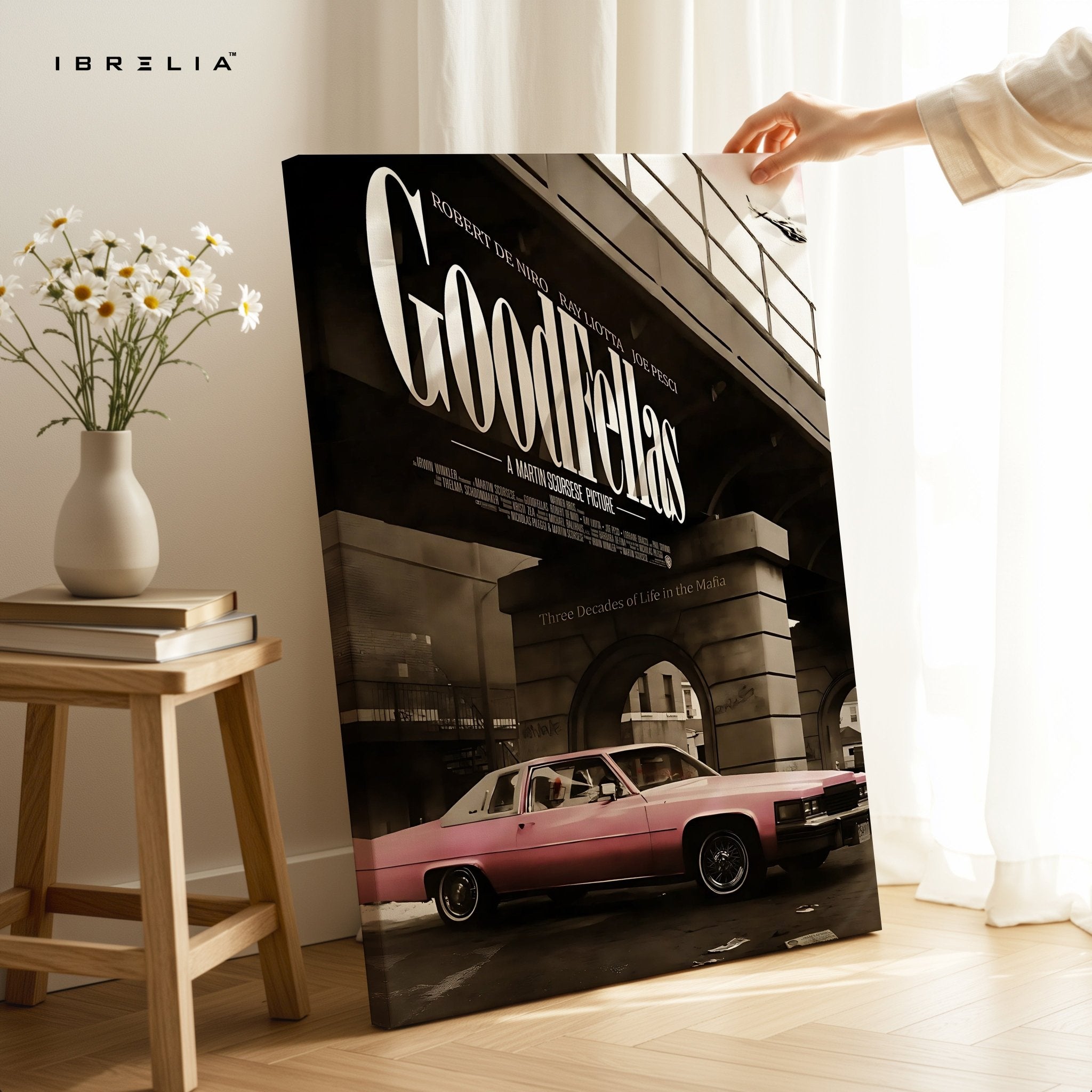 Goodfellas – Pink Cadillac Edition 4K Ultra Wrap Frame Wall Art in Pakistan | IBRELIA™ - IBRELIA