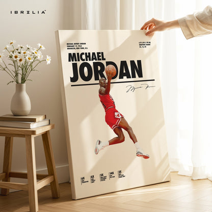 Michael Jordan Air Dunk – 4K Ultra Wrap Frame Wall Art in Pakistan | IBRELIA™ - IBRELIA