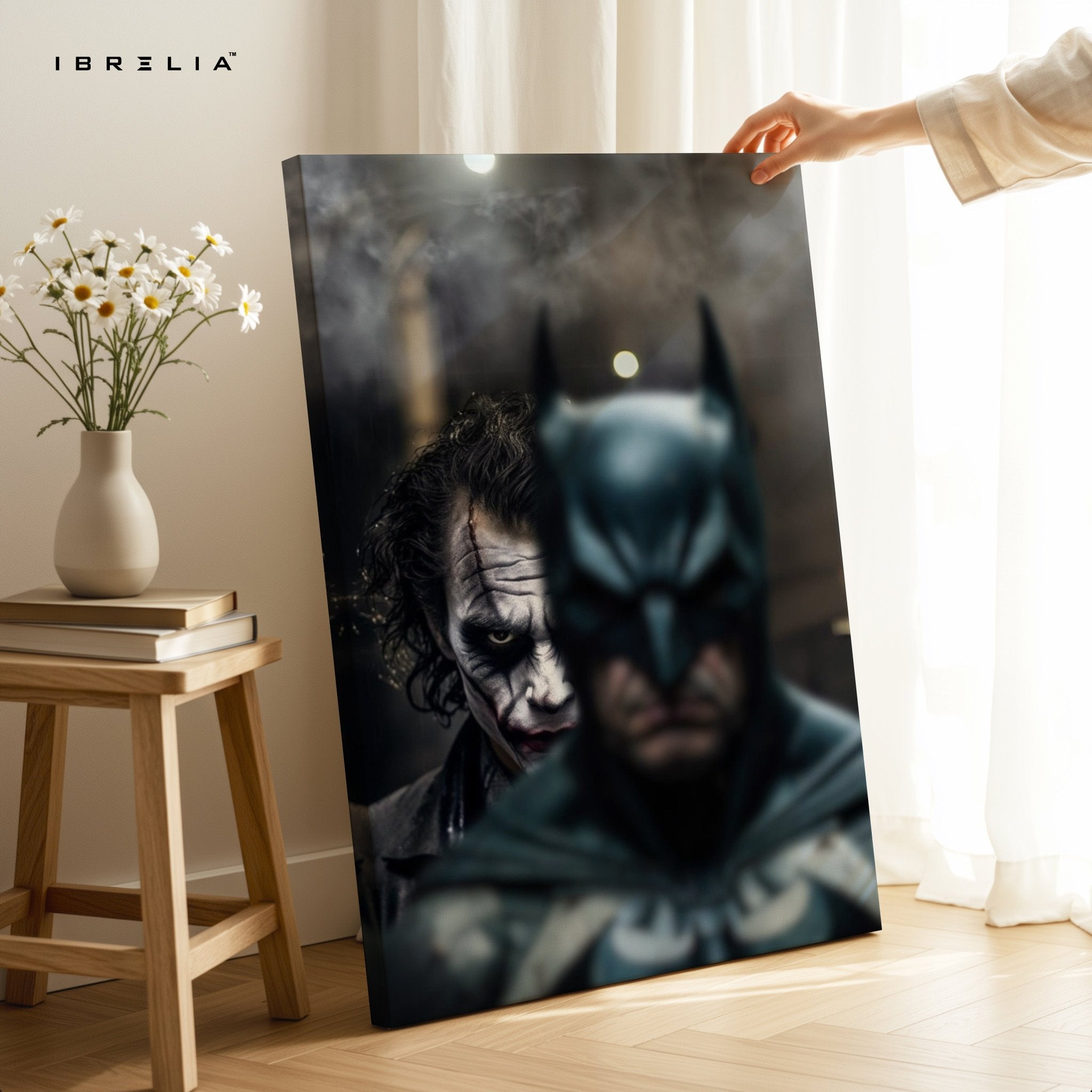 Batman vs Joker Wall Frame | 4K Ultra Wrap Frame Wall Art in Pakistan | IBRELIA™ - IBRELIA