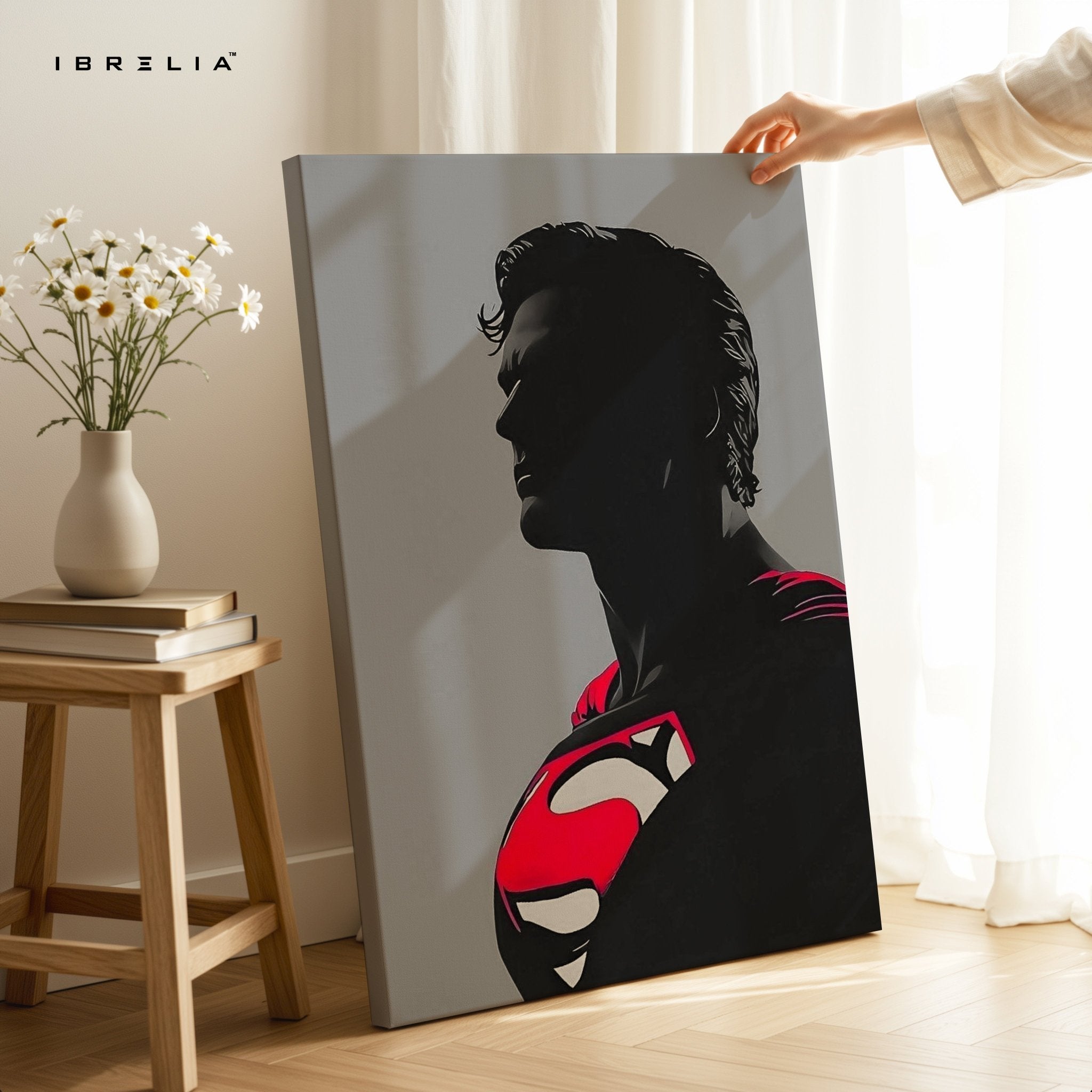 Superman Silhouette Wall Frame | 4K Ultra Wrap Frame Wall Art in Pakistan | IBRELIA™ - IBRELIA