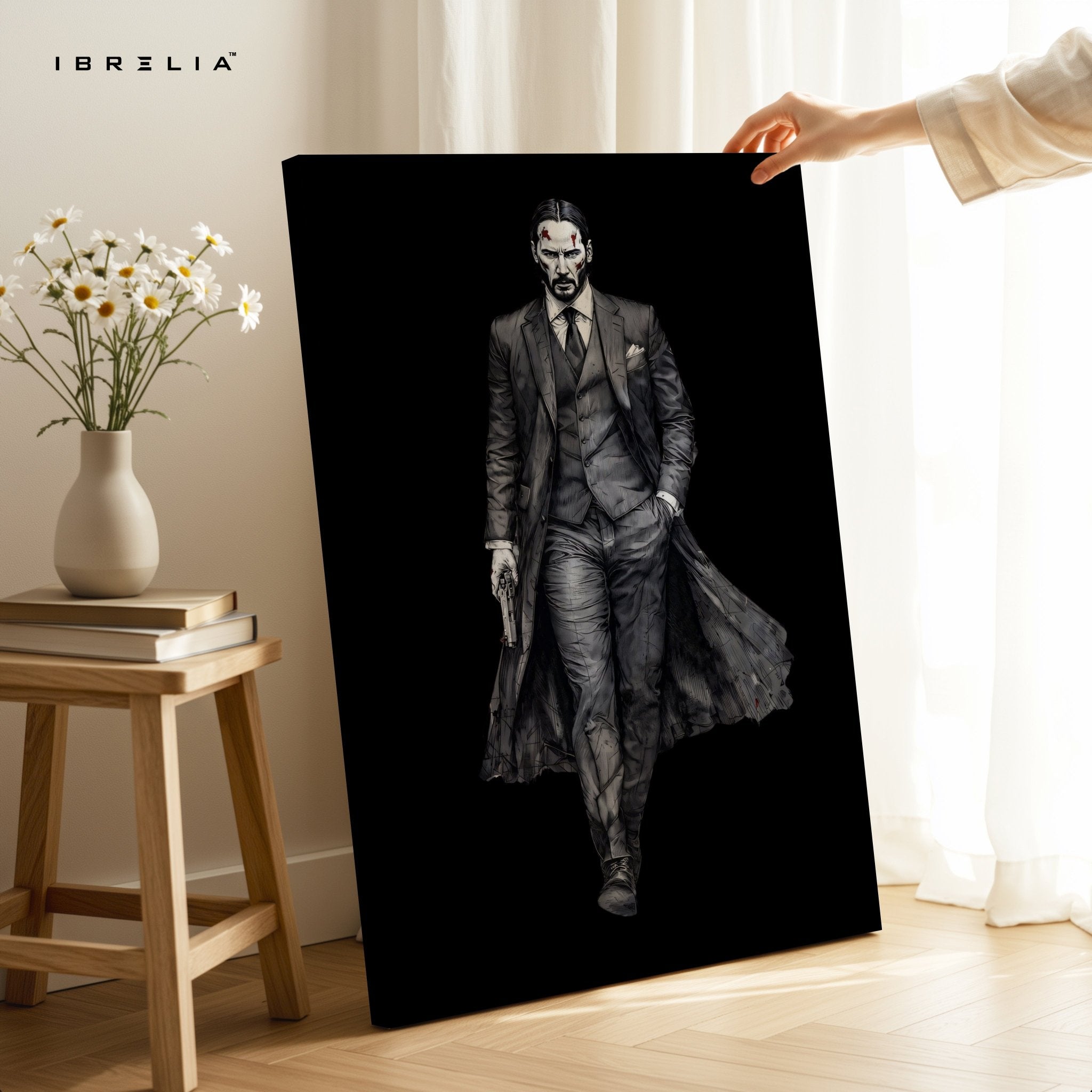 John Wick – 4K Ultra Wrap Frame Wall Art in Pakistan | IBRELIA™ - IBRELIA