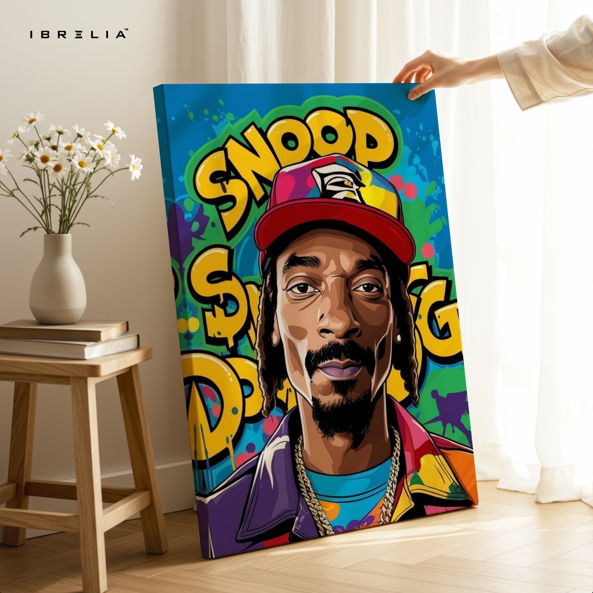 Snoop Dogg Pop Art Wall Frame | 4K Ultra Wrap Frame Wall Art in Pakistan | IBRELIA™ - IBRELIA