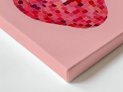 Pixel Strawberry Wall Frame | 4K Ultra Wrap Frame Wall Art in Pakistan | IBRELIA™ - IBRELIA