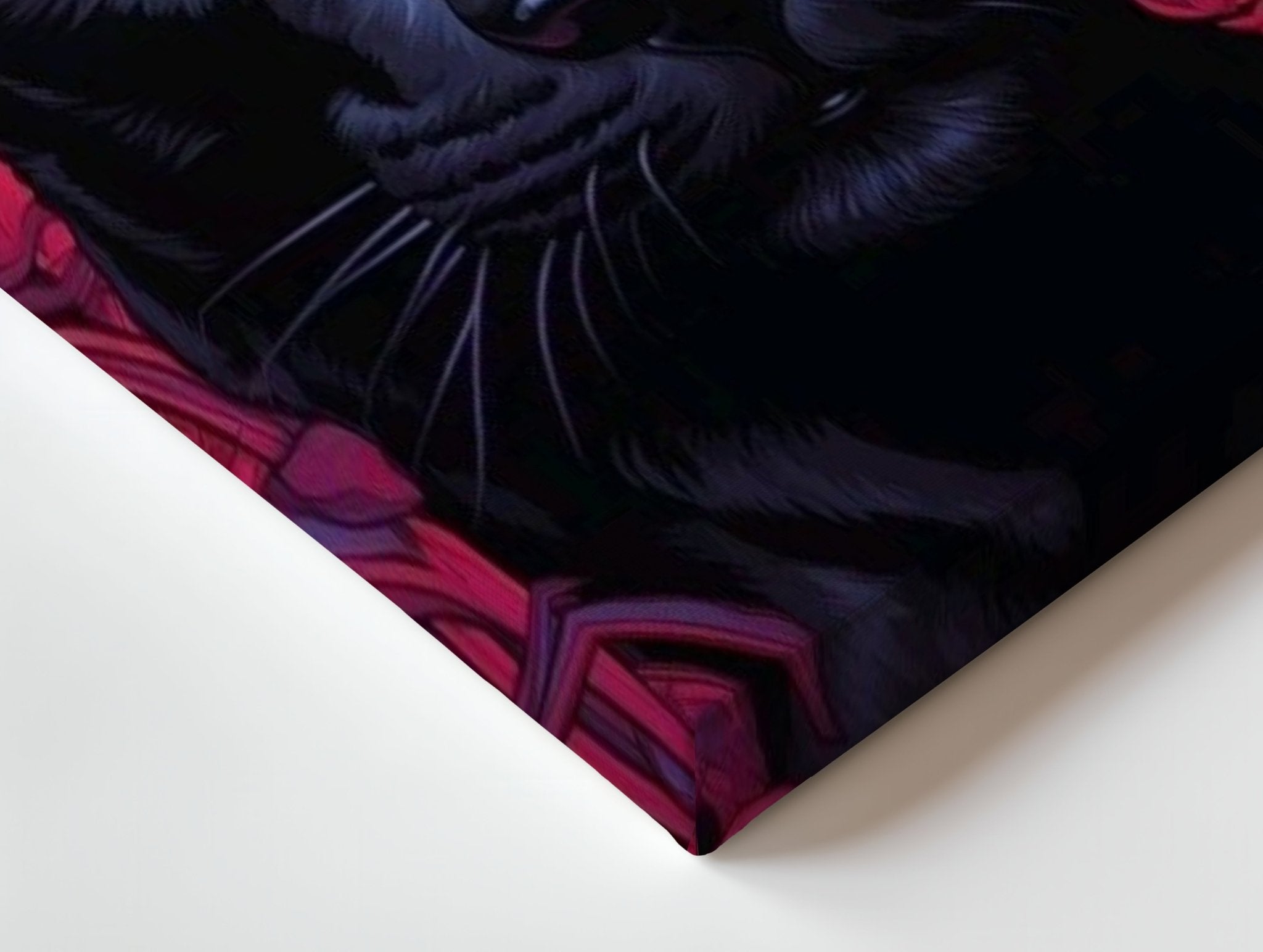 Black Panther Wall Frame | 4K Ultra Wrap Frame Wall Art in Pakistan | IBRELIA™ - IBRELIA