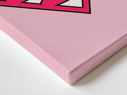 Pink Superman Logo Wall Frame | 4K Ultra Wrap Frame Wall Art in Pakistan | IBRELIA™ - IBRELIA