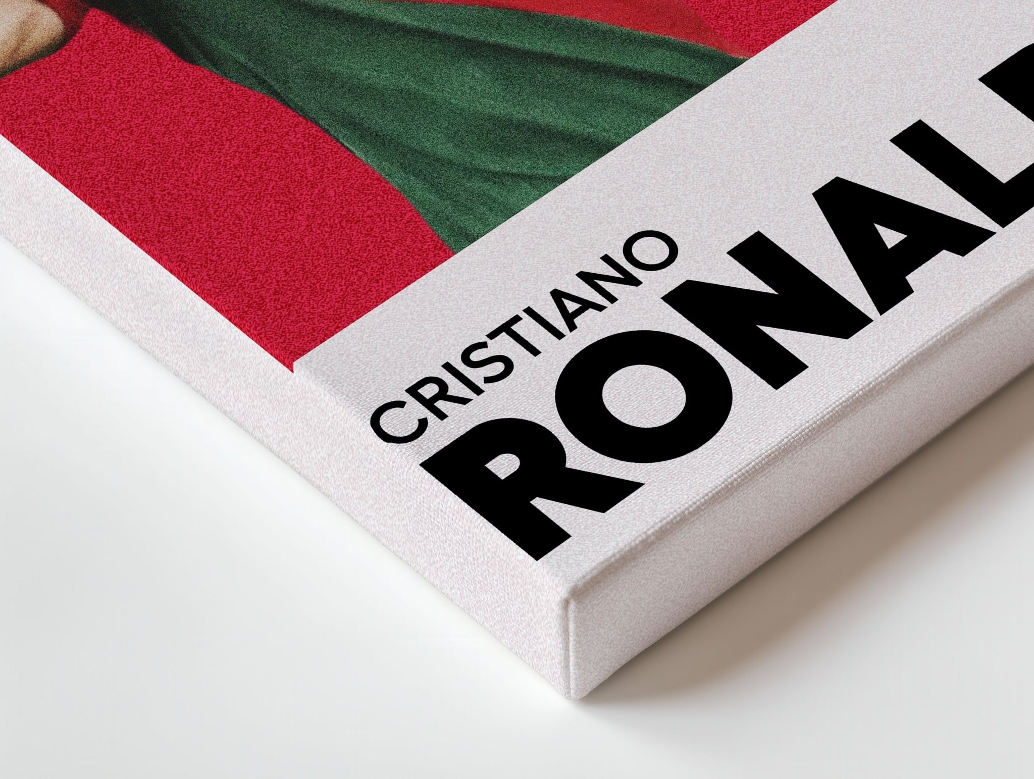 Cristiano Ronaldo Portugal Champion – 4K Ultra Wrap Frame Wall Art in Pakistan | IBRELIA™ - IBRELIA