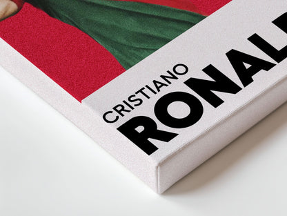 Cristiano Ronaldo Portugal Champion – 4K Ultra Wrap Frame Wall Art in Pakistan | IBRELIA™ - IBRELIA
