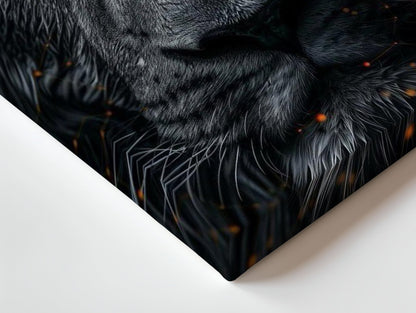 Black Panther Focus – 4K Ultra Wrap Frame Wall Art in Pakistan | IBRELIA™ - IBRELIA