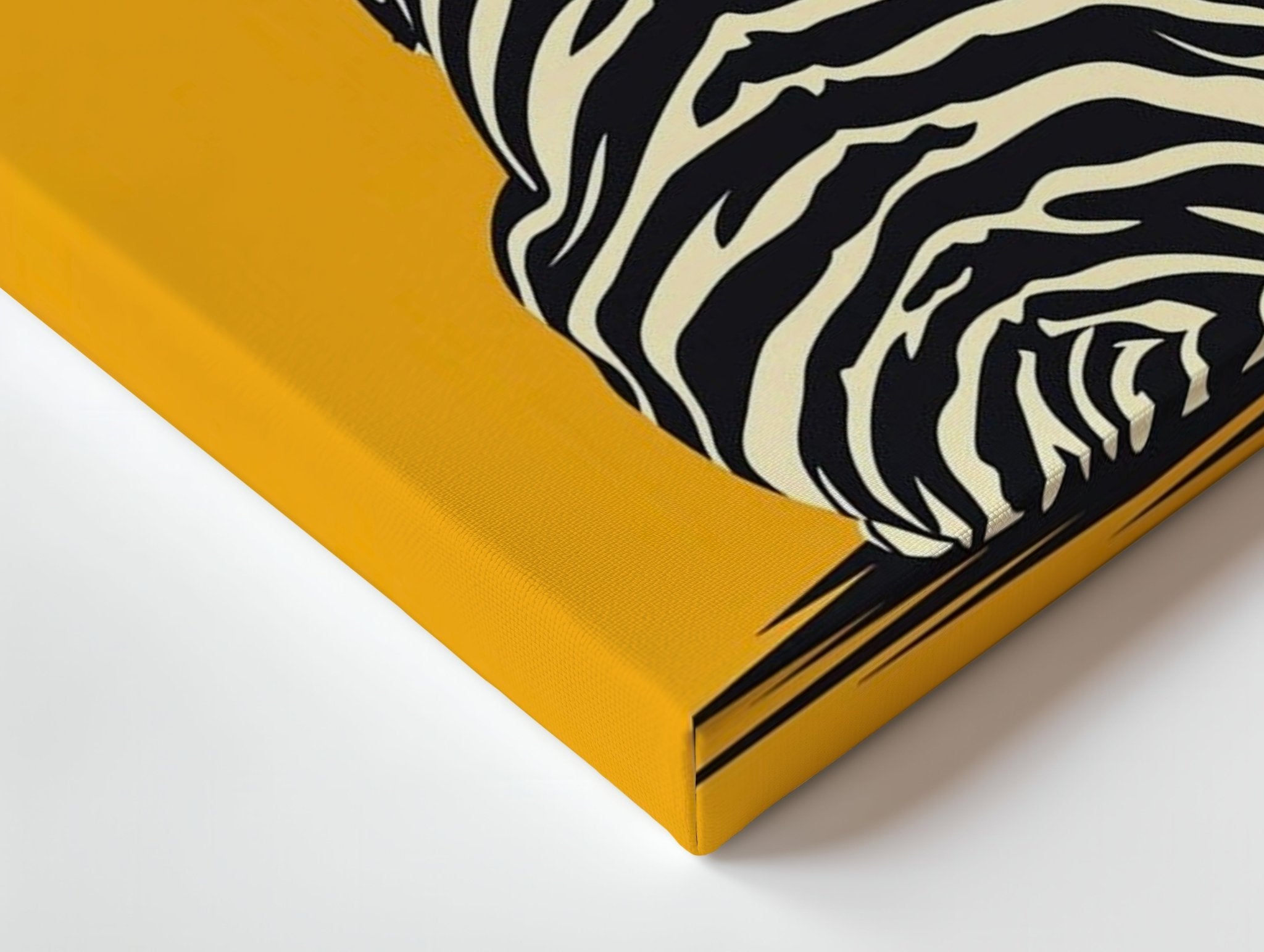 Golden Tiger Silhouette Wall Frame | 4K Ultra Wrap Frame Wall Art in Pakistan | IBRELIA™ - IBRELIA