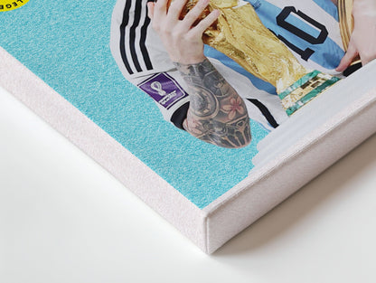 Lionel Messi World Cup 2022 Winner – 4K Ultra Wrap Frame Wall Art in Pakistan | IBRELIA™ - IBRELIA