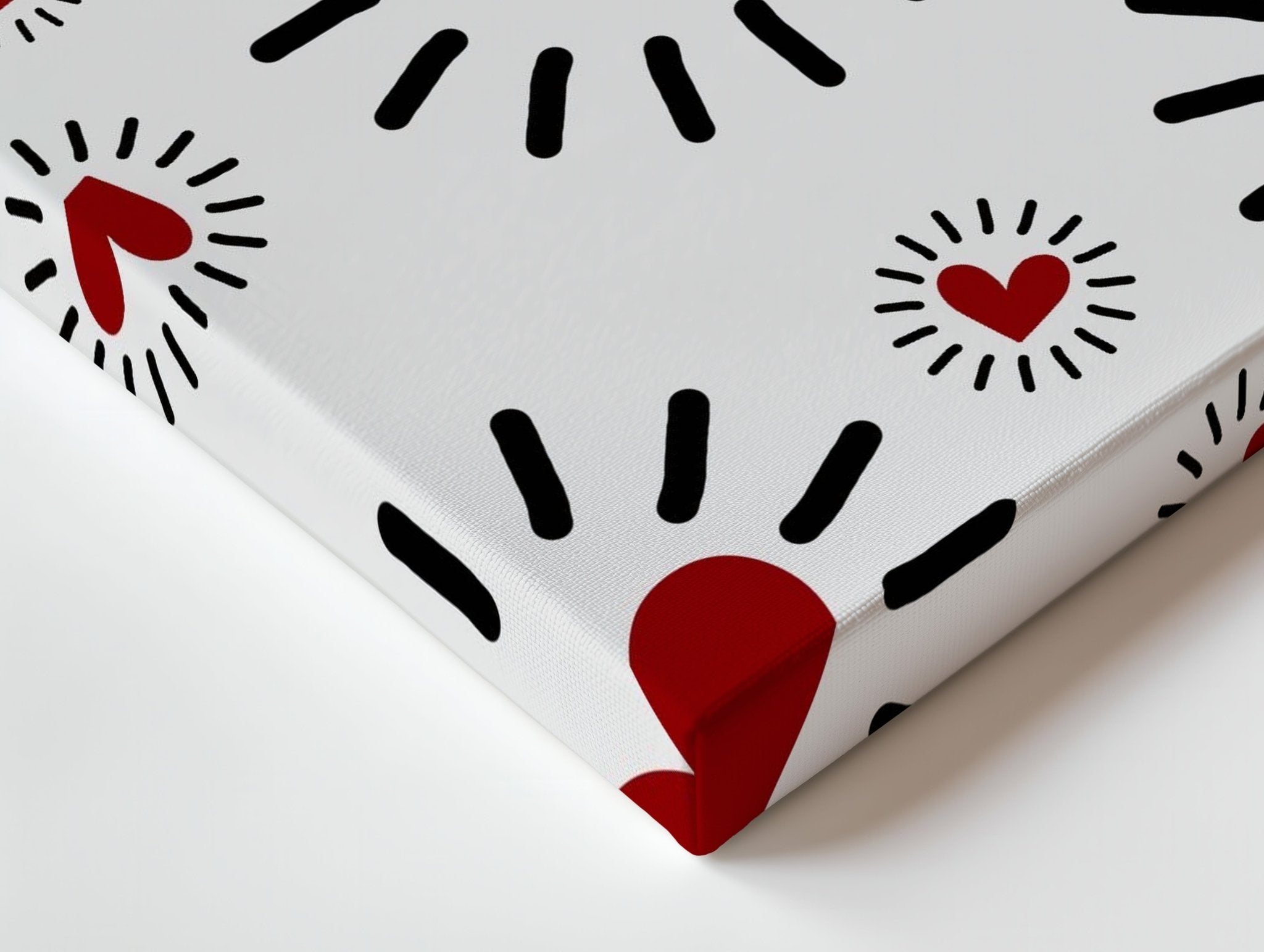 Love Burst Hearts Wall Frame | 4K Ultra Wrap Frame Wall Art in Pakistan | IBRELIA™ - IBRELIA
