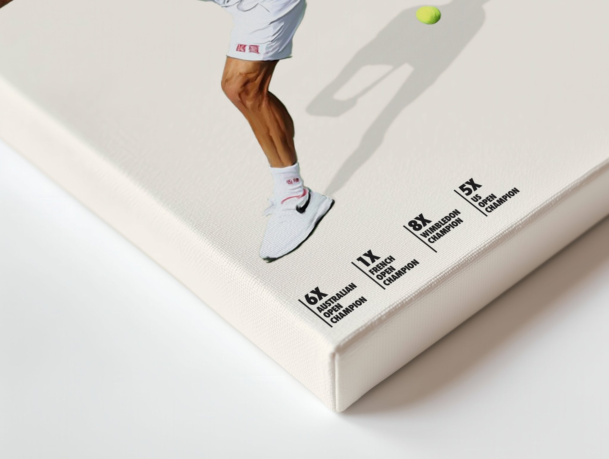Roger Federer Tennis Legend – 4K Ultra Wrap Frame Wall Art in Pakistan | IBRELIA™ - IBRELIA