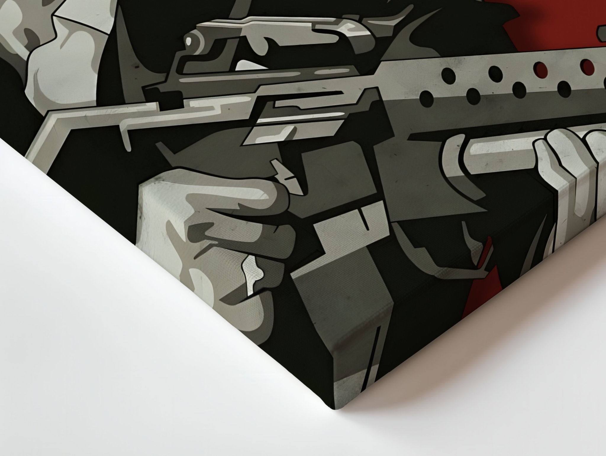 Scarface “Say Hello To My Little Friend” 4K Ultra Wrap Frame Wall Art in Pakistan | IBRELIA™ - IBRELIA
