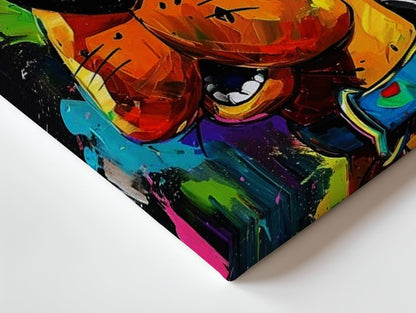 Scooby - Doo Graffiti Wall Frame | 4K Ultra Wrap Frame Wall Art in Pakistan | IBRELIA™ - IBRELIA