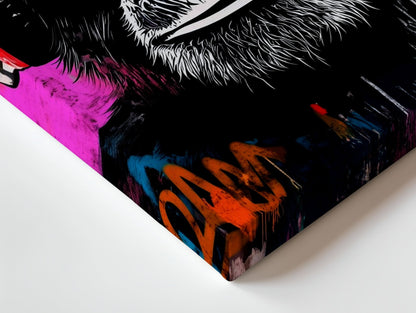 Graffiti DJ Monkey Wall Frame | 4K Ultra Wrap Frame Wall Art in Pakistan | IBRELIA™ - IBRELIA