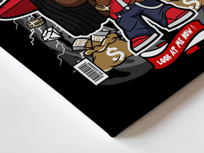 Lil Wayne Pop Art Comic Edition – 4K Ultra Wrap Frame Wall Art in Pakistan | IBRELIA™ - IBRELIA