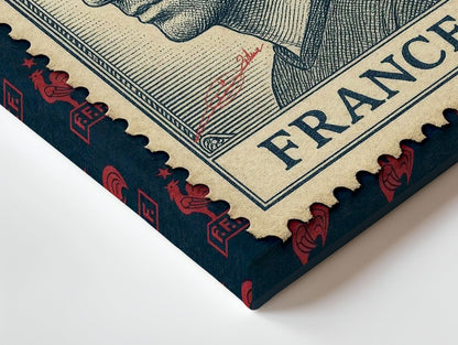 Zidane Stamp Edition – 4K Ultra Wrap Frame Wall Art in Pakistan | IBRELIA™ - IBRELIA