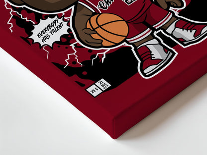 Michael Jordan “Chicago Legend” Pop Art Comic Edition – 4K Ultra Wrap Frame Wall Art in Pakistan | IBRELIA™ - IBRELIA